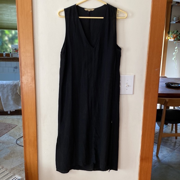 Ali Golden size Xs/s black silk long dress - Picture 7 of 9